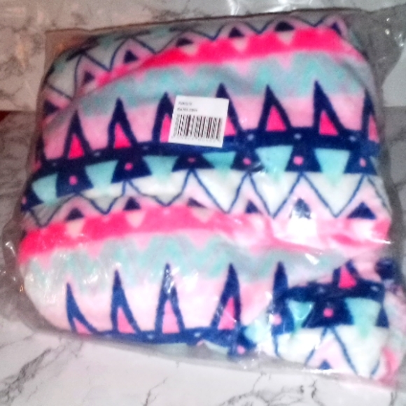 NWT Girls SO Hoodie & Shorts Pajama Set/ Fairsile/pink marble 12 plus - Picture 2 of 6